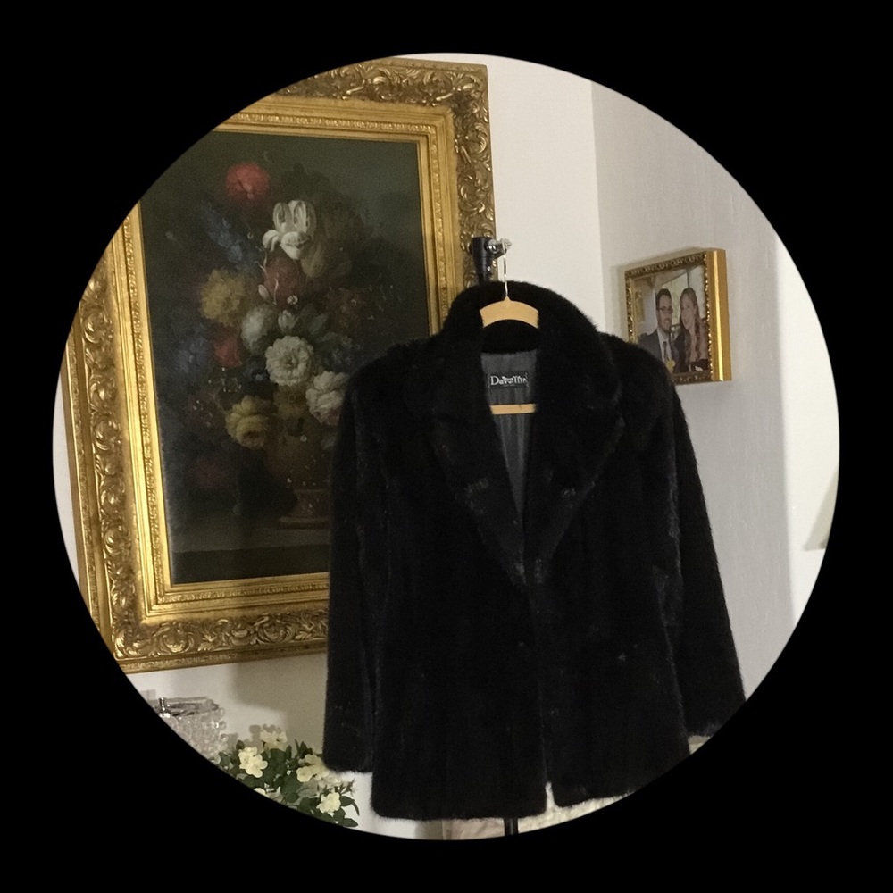 Black Mink Jacket size 6/8
